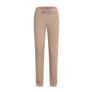 Hust & Claire Woll-Bambus Damen Trainerhose braunmeliert