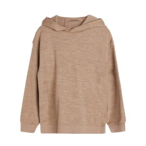 Hust & Claire Woll-Bambus Damen Sweat-Hoodie beige
