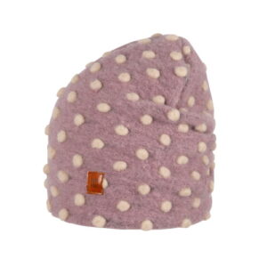 Pure Pure Wollwalk Mini Beanie mauve cream