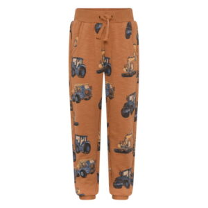 Minymo Sweatpants Fahrzeuge Brown Sugar
