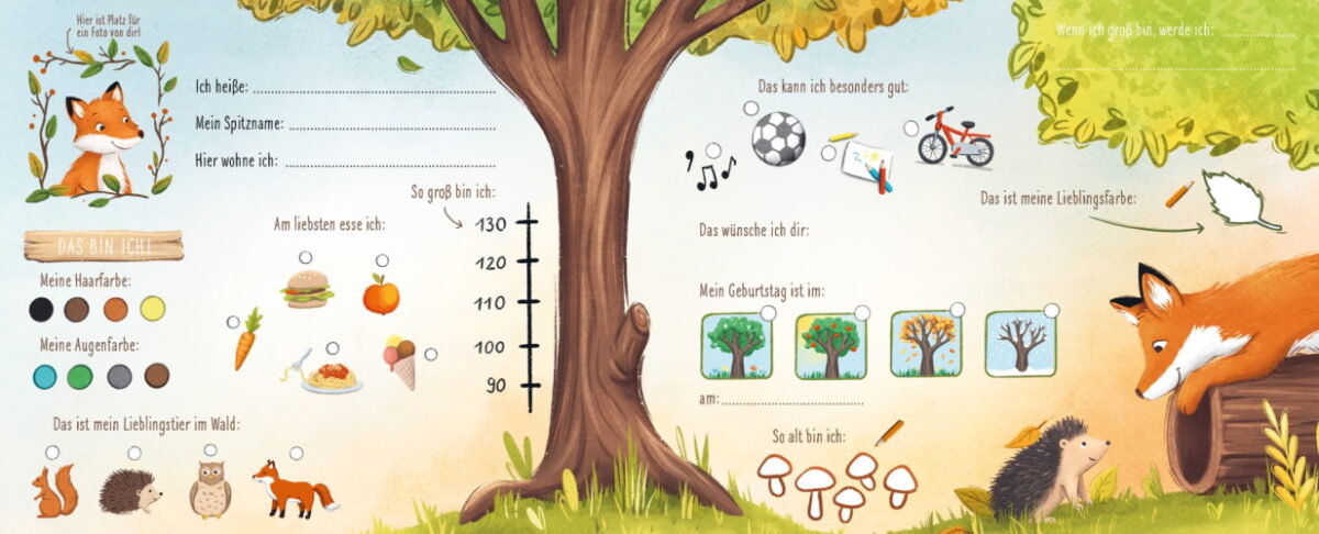 Schuhuuu – Alle meine Freunde – Das Kindergartenalbum (Waldtiere) – Bild 2