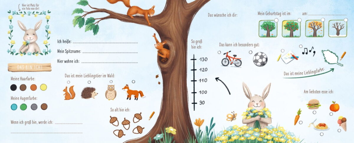Schuhuuu – Alle meine Freunde – Das Kindergartenalbum (Waldtiere) – Bild 4
