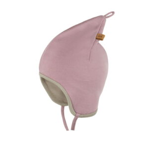 Pure Pure Baby Merino-Zipfelmütze mauve