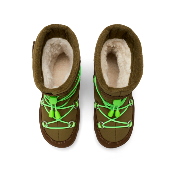 Affenzahn Schneestiefel Vegan Snowy - Frosch – Bild 4