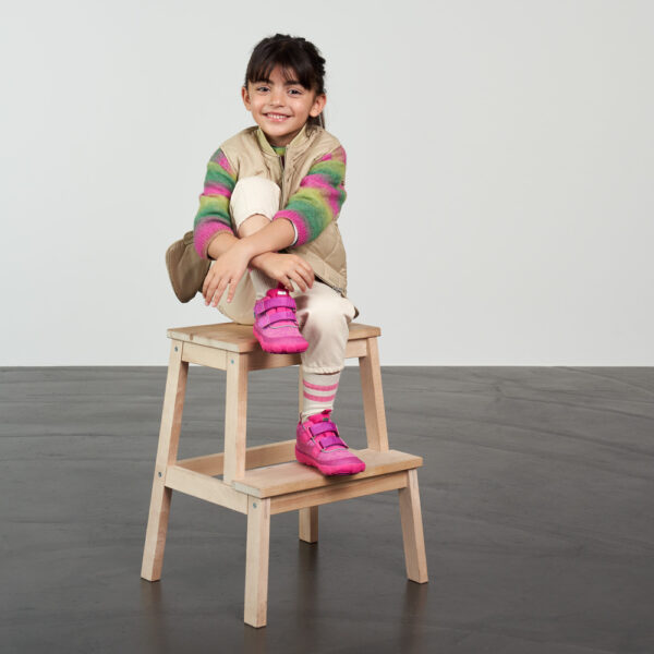 Affenzahn Übergangsschuh Knit Happy - Flamingo
