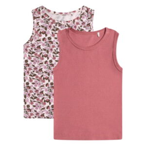 Minymo 2er Pack Unterleibchen Blumen
