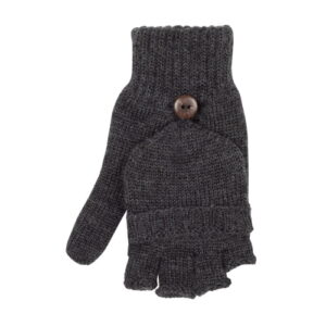 Pure Pure Umklapp-Fingerhandschuhe anthrazit