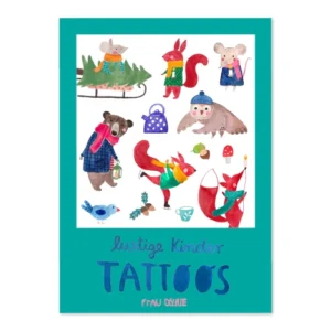 Frau Ottilie Kinder-Tattoos Winter & Weihnachten