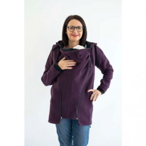 Wear Me Wolljacke 4in1 prune