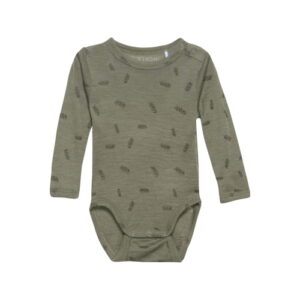Fixoni Woll-Seide Body Deep Lichien Green