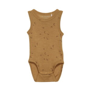 Fixoni Woll-Seide Body No-Sleeve Brown Sugar