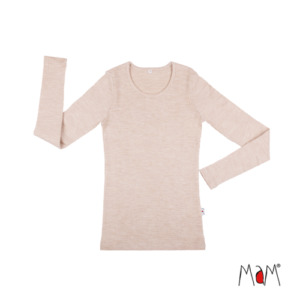 MaM Merinowoll Langarmshirt Toasted Coconut