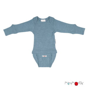Manymonths Body/Shirt langarm Blue Mist