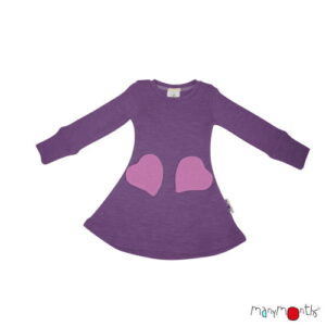 ManyMonths Heart Pocket Dress Dusty Grape