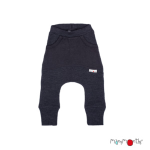 Manymonths Kangaroo Pants Foggy Black