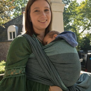 Ringsling aus Yaro Newborn mint black