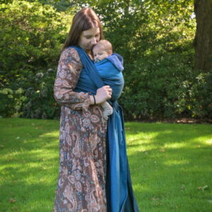 Ringsling aus Yaro Newborn blue black