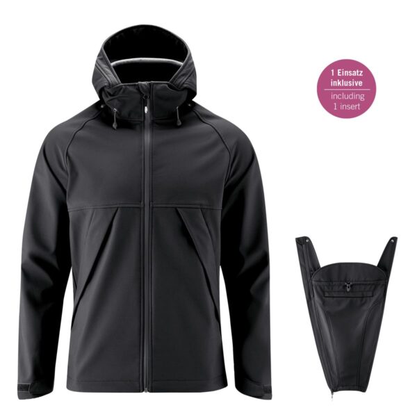 mamalila Softshell-Tragejacke Männer Allrounder – Bild 2