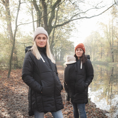mamalila Winter-Tragemantel Copenhagen schwarz – Bild 2