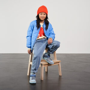 Wintersneaker Leder Dreamer - Himmelblau