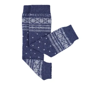 Hoppediz Merino-Babytragestulpen Norweger blau