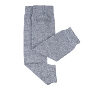 Hoppediz Merino-Babytragestulpen uni grau