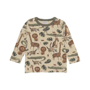 Minymo Baumwoll-Bambus Sweat Langarmshirt Boulder