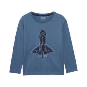 Minymo Langarmshirt Rakete mit Special-Effect