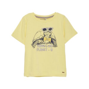 Minymo T-Shirt Schildkröte gelb
