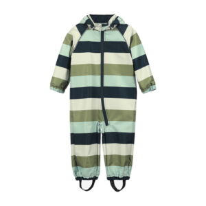 Minymo Softshell Overall gestreift Blue Nights