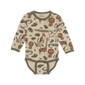 Minymo Baumwoll-Bambus Sweatbody Boulder