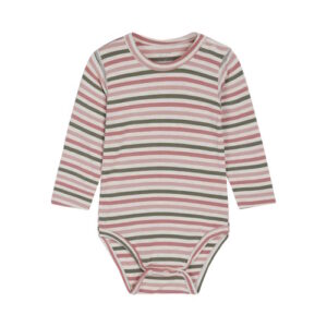 Hust&Claire Bambusviskose-Body old rosie gestreift langarm