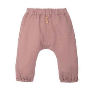 Pure Pure Musselin Babyhose pink clay