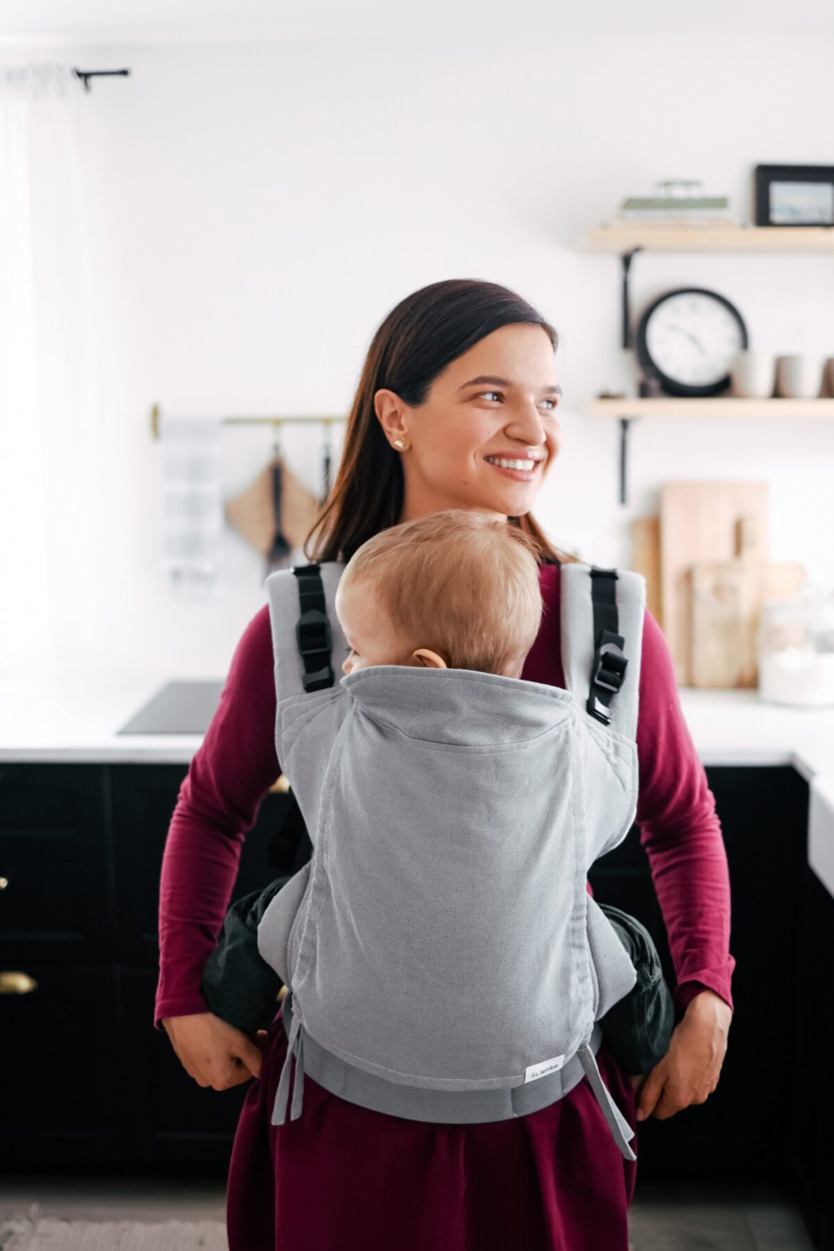Babytrage Be Lenka Toddler Unicolor - Grau