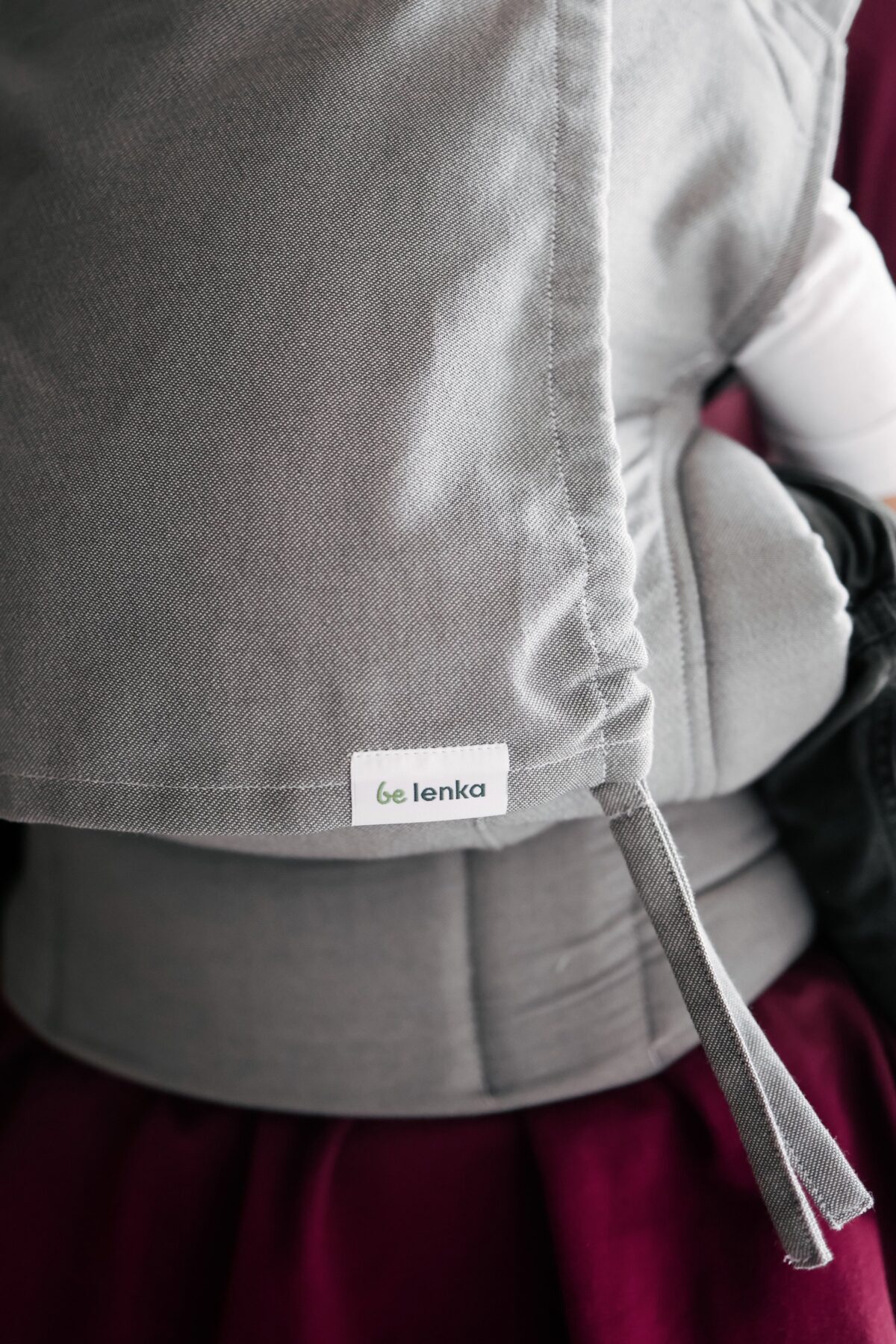 Babytrage Be Lenka Toddler Unicolor - Grau – Bild 3
