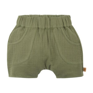Pure Pure kurze Mini Hose aus Musselin dill