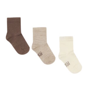 Hust & Claire Woll-Bambus Socken 3-er Pack braun