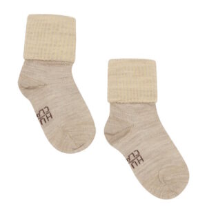 Hust & Claire Woll-Bambus Socken beige