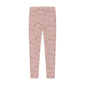 Hust&Claire Woll-Seide Leggings Erdbeeren rosa