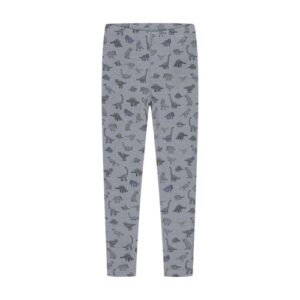 Hust&Claire Woll-Seide Leggings Dinosaurier blau