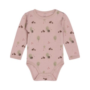 Hust&Claire Wolljersey Body Schäfchen rosa