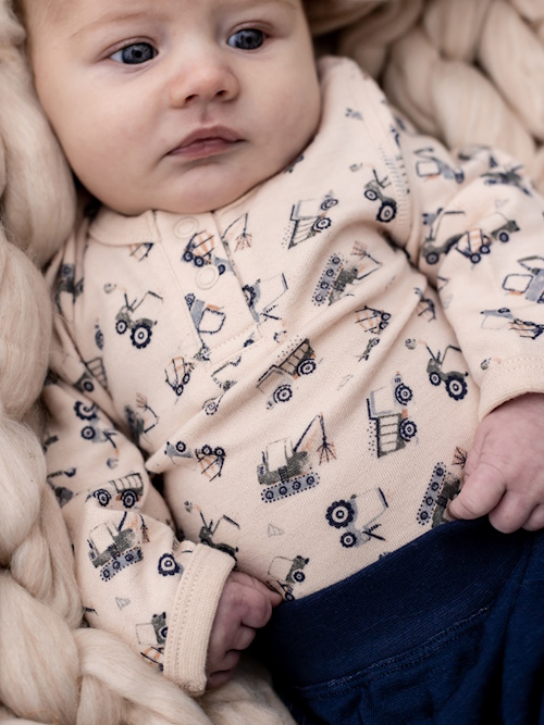 Celavi Bambusviskose Wolle Doubleface Body Dark Blue – Bild 2