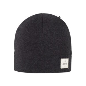 Pure Pure Beanie recykling Baumwolle anthrazit