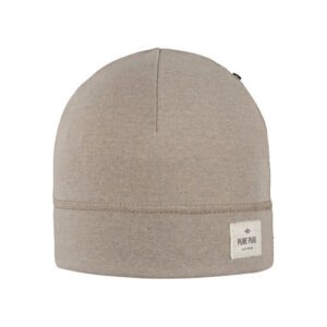 Pure Pure Beanie recykling Baumwolle kieselgrau
