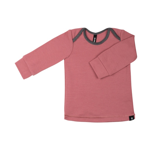 Pure Pure Langarmshirt Merinowolle dusty pink
