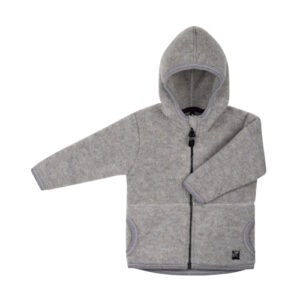 Pure Pure Wollfleece Jacke moonrock aus Bio-Merinowolle