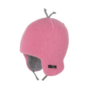 Pure Pure Wollfleece Bindemütze dusty-pink