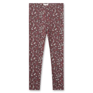 Sanetta Pure Leggings Blumen Braun