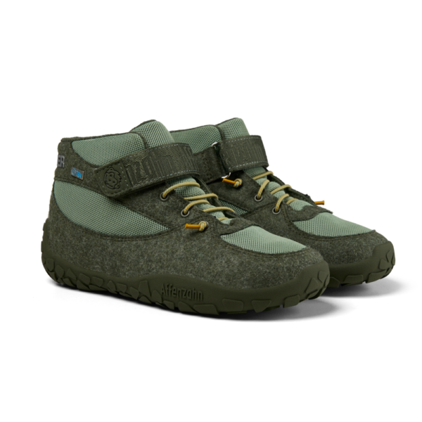 Affenzahn Wintersneaker Wolle Dreamer Waldgrün