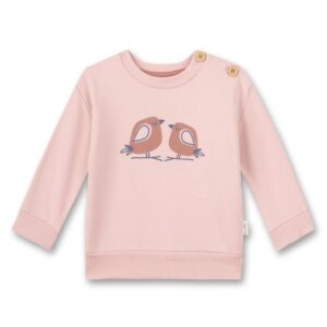 Sanetta Pure Sweatshirt Rosa Vögel